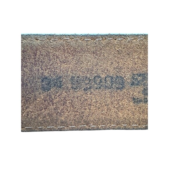 Men's Silver Creek Leather Belt Top Grain Embossed Metal Buckle 1. 5" Wide 40" L - Picture 4 of 14